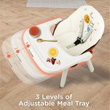R For Rabbit Cherry Berry Tusky High Chair - Brown Cream