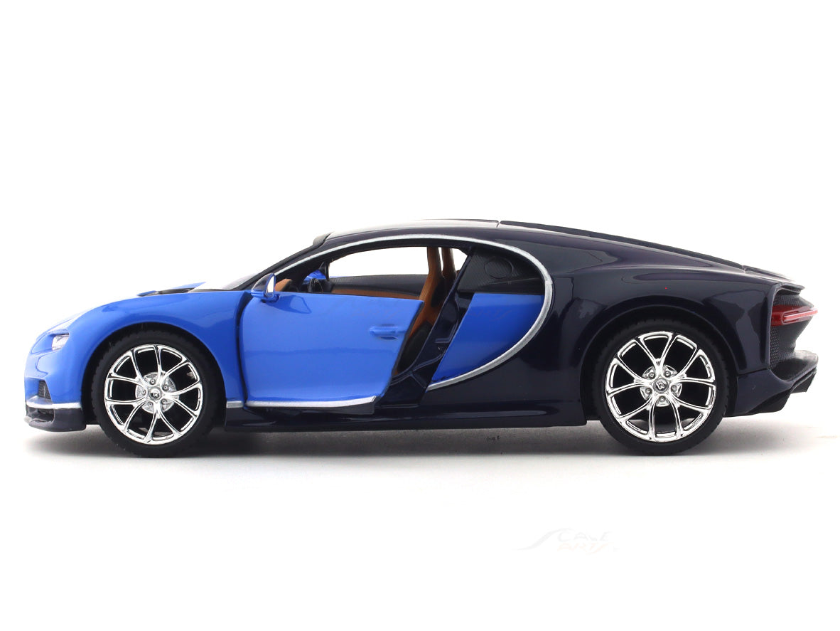 Maisto Bugatti Chiron Diecast Scale Model Car 1:24 Blue