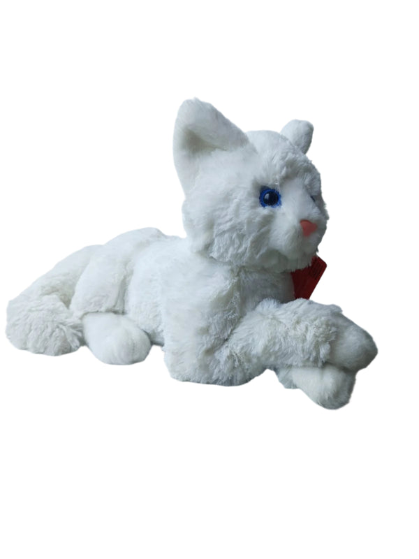 Wild Republic Paws White Longpile Cat