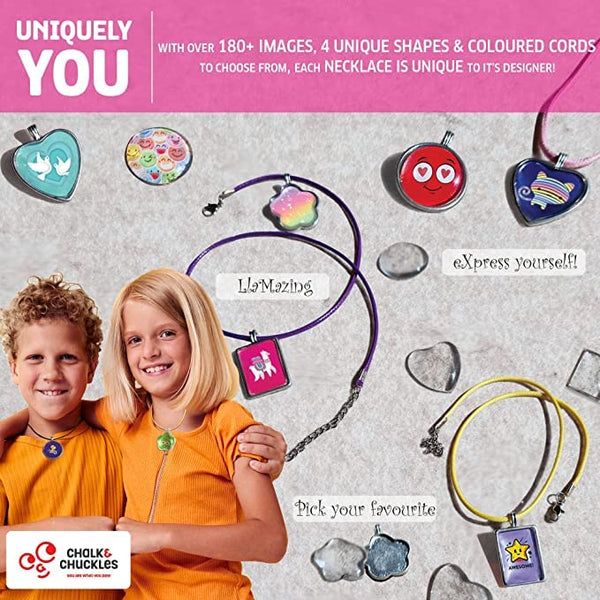 Chalk & Chuckles Design Your Own Pendants DIY Craft Activity