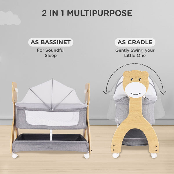 R for Rabbit Cradle Lullabies Woodsy Manual - Dark Grey