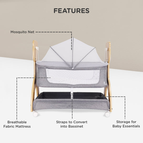R for Rabbit Cradle Lullabies Woodsy Manual - Dark Grey