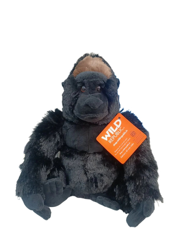 Wild Republic Gorilla Silver Black