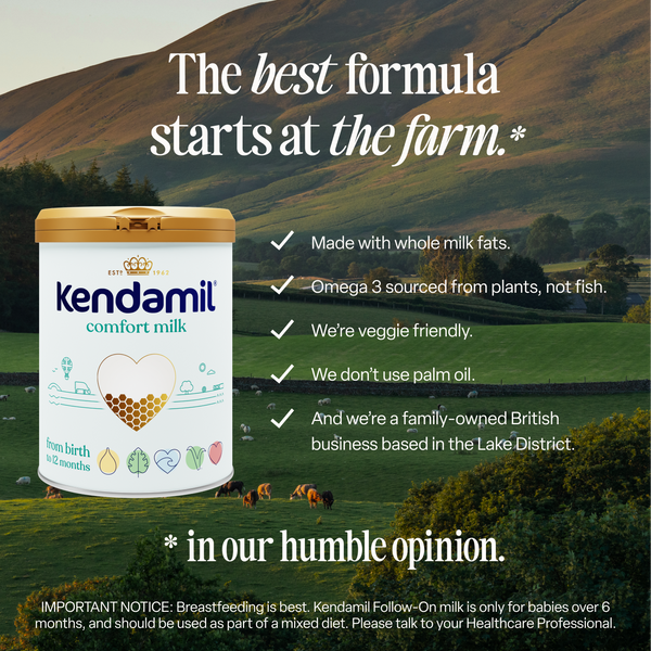 Kendamil Comfort Milk for Colic & Constipation – 0–12 Months, 800g