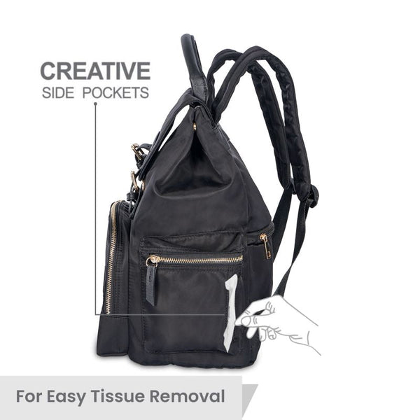 R For Rabbit Diaper Bag Caramello Bliss Black