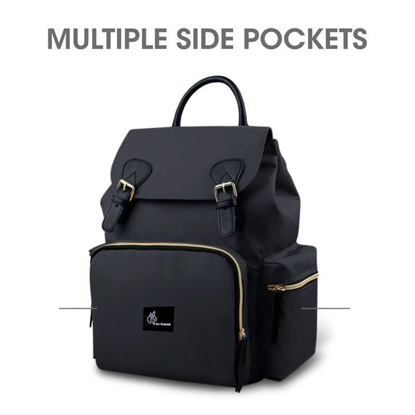 R For Rabbit Diaper Bag Caramello Bliss Black