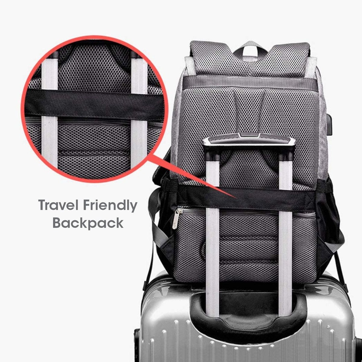R For Rabbit Diaper Bag Caramello Smart Grey Black