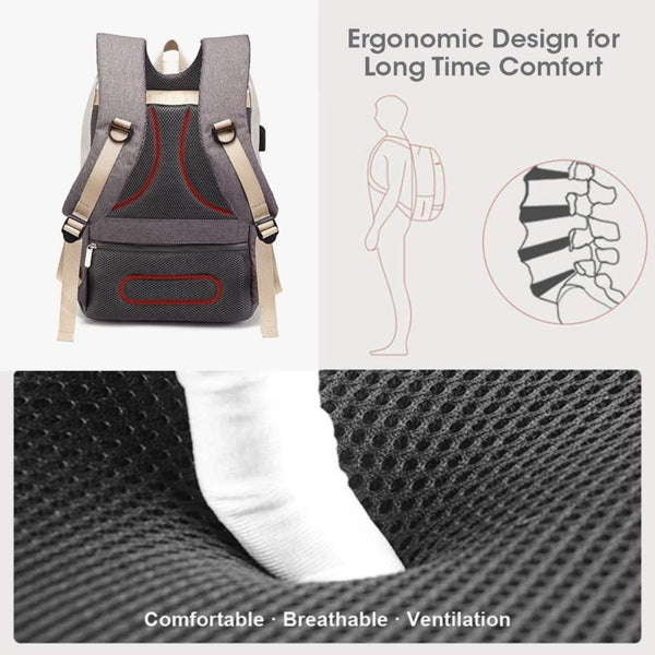 R for Rabbit Diaper Bag Caramello Smart Beige Brown