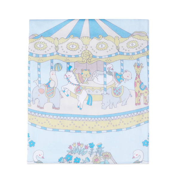 Masilo Organic Cotton Cot Bedding Set – Carnival Blue