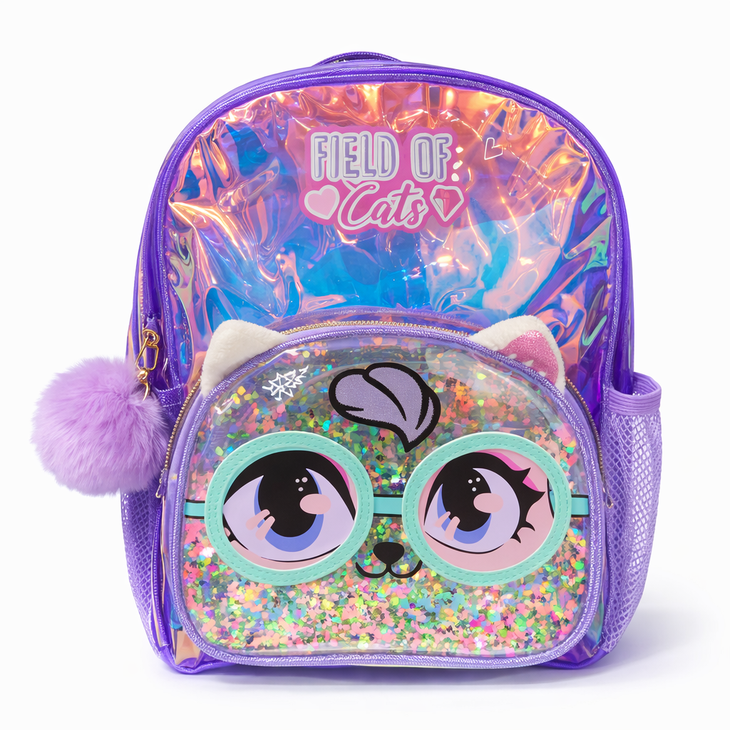 Vest School Bag For Kids 10" - Kitty