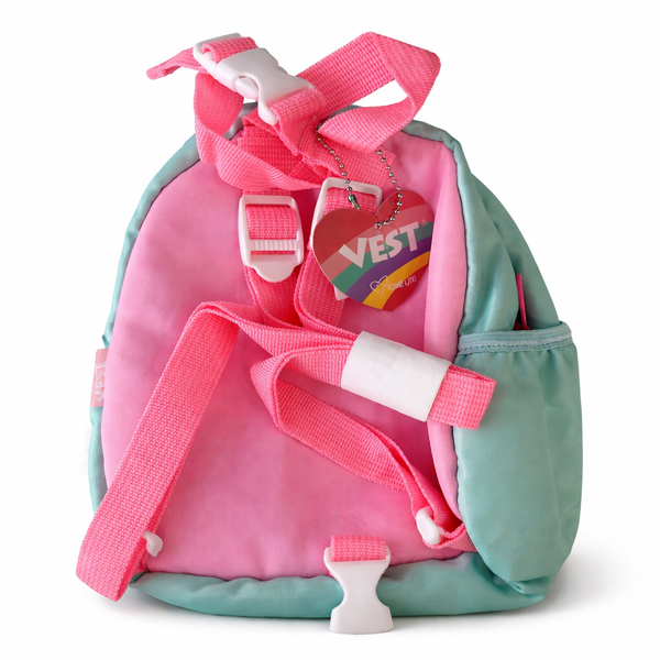 Vest School Bag For Kids 8" - Unicorn