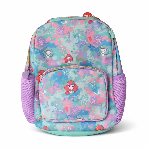 Vest School Bag For Kids 13" - Mermaid
