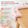 Weikang Baby Safety Soft Cushioned Edge Guard Roll - 2 Mtr Pink