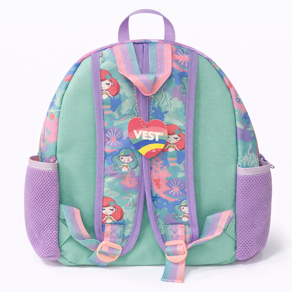 Vest School Bag For Kids 12" - Mermaid