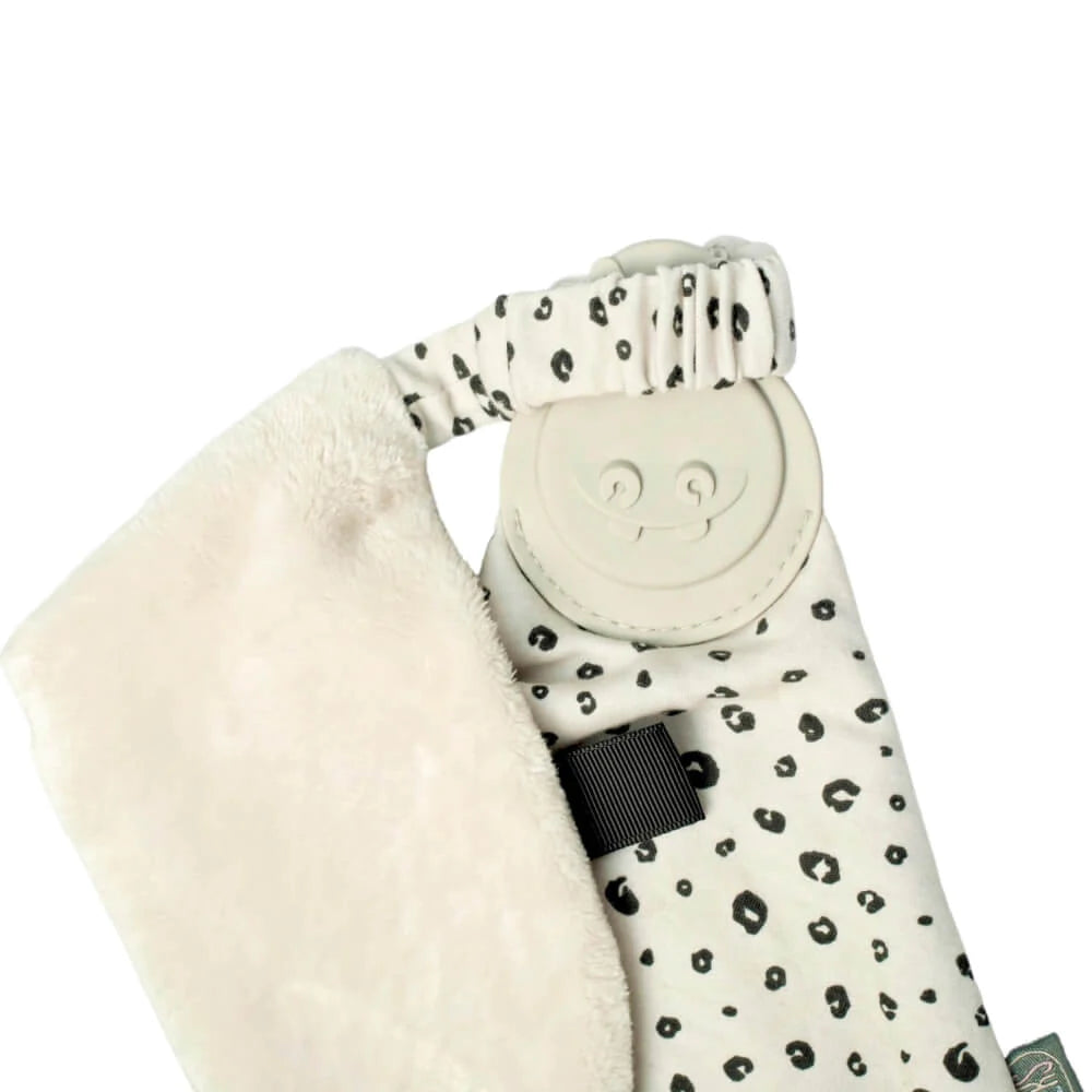 Cheeky Chompers Comfortchew Baby Comforter with Teether 30 × 44 cm Leopard Spot