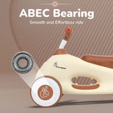 R For Rabbit Speedster Zoomy Push Ride On - Cream Brown