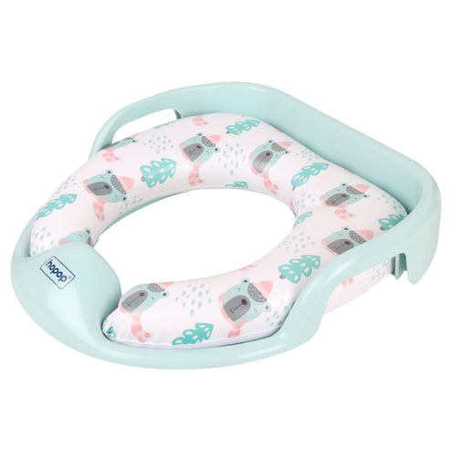 Hopop Cushioned Baby Toilet Training Seat with Handles - Bear
