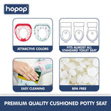 Hopop Cushioned Baby Toilet Training Seat with Handles - Unicorn