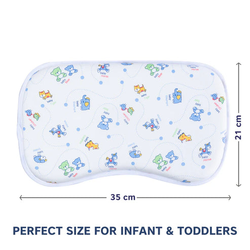 Hopop Memory Foam Baby Flat Head Shaping Pillow Newborn+ β Baby Bear