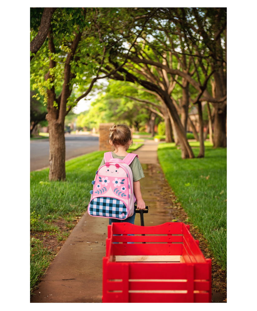 Stephen Joseph Sidekick Backpack Pink Ladybug