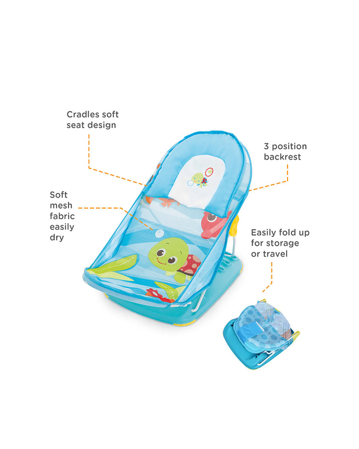 Mastela Mother’s Touch Deluxe Baby Bather Birth To 6 Months Blue
