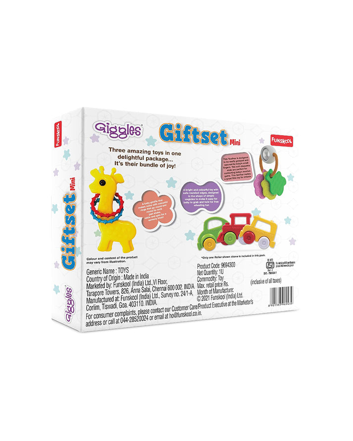 Giggles Baby Gift Set Mini Combo-2 3-Piece – Multicolor