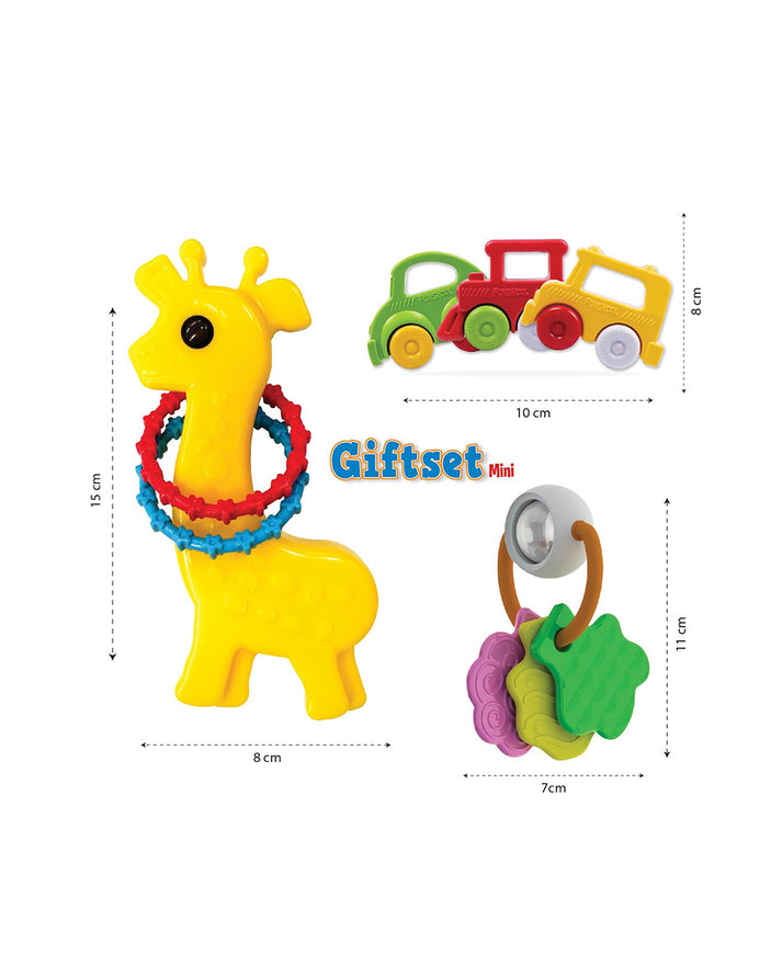 Giggles Baby Gift Set Mini Combo-2 3-Piece – Multicolor