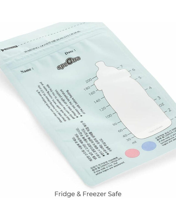 Spectra Breast Milk Storage Bags With Temperature Indicator & Measuring Scale - Pack Of 30
