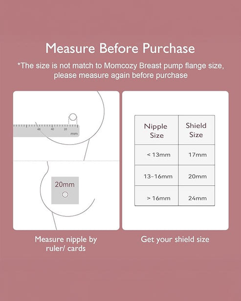 Momcozy Nipple Shields Pack Of 2 - 24mm