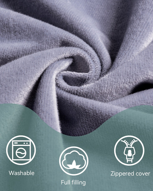 Momcozy G shaped Pregnancy Pillow Grey-Velvet