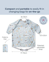 BiBaDo Bib Long Sleeve Coverall Weaning Bib 75 x 55 cm