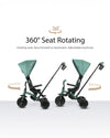 Qplay Elite Platinum 6 in 1 Trike - Grey