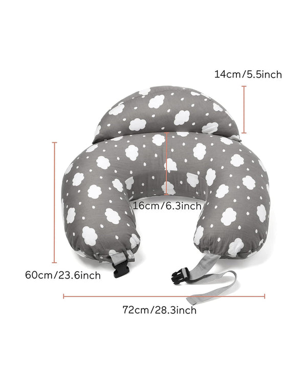 Momcozy Original Nursing Pillow for Breastfeeding - Grey