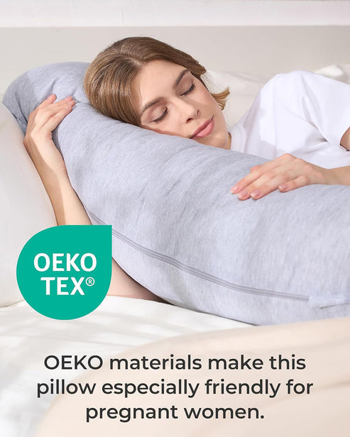 Momcozy J shaped Pregnancy Pillow