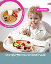 Bibado Silicone Divider Plate - Fawn