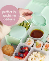 b.box Leakproof Snack Tubs Pack of 3 – Forest Green