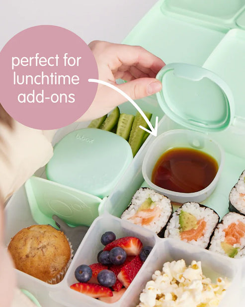 b.box Leakproof Snack Tubs Pack of 3 – Forest Green