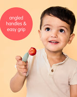 b.box Toddler Cutlery Spoon & Fork Set of 2 Sage Green