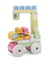 Sunta Mijoy Rice Husk Building Blocks-Crane Truck