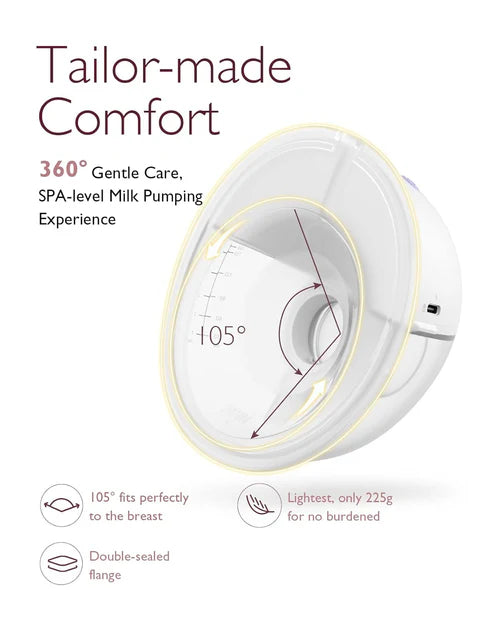 Momcozy - M5 Double Wearable Breast Pump Purple