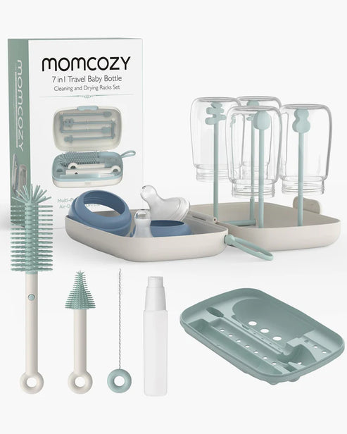 Momcozy 7in1 Travel Bottle Brush Set