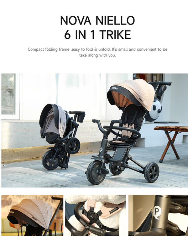 Qplay Trikes Nova Niello - 10 to 72 months - Grey