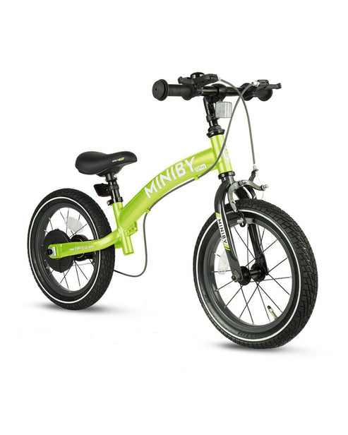 QPlay Miniby 3-in-1 Kids Bike 14 Inch Green