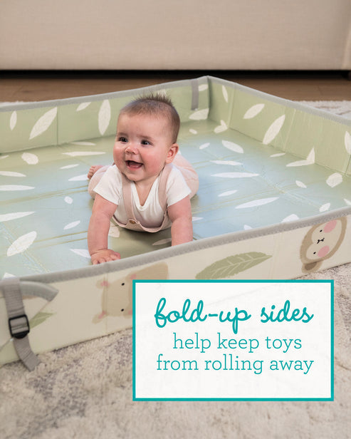 Infantino Foldable Soft Foam Playmat One Size Frost