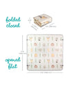 Infantino Foldable Soft Foam Playmat One Size Frost
