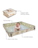 Infantino Foldable Soft Foam Playmat One Size Frost