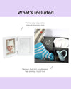 Dooky Gift Set Handprint Double Frame And Memory Box - White