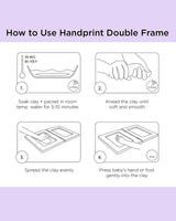 Dooky Handprint Double Frame & Memory Box Gift Set One Size White