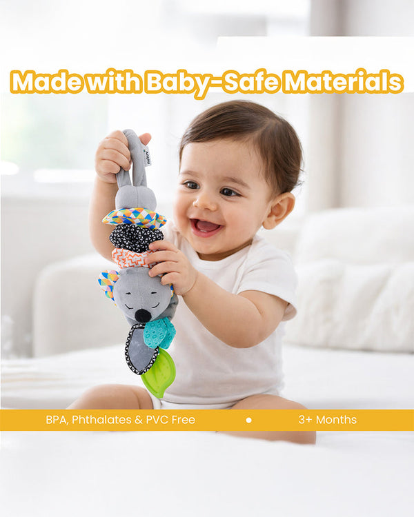 Nuluv Soft Plush Musical Koala Baby Sensory Stroller Toy