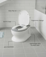 Nuluv Baby Potty Training Seat with Flush Sound 38.5 Γ 27 cm Grey